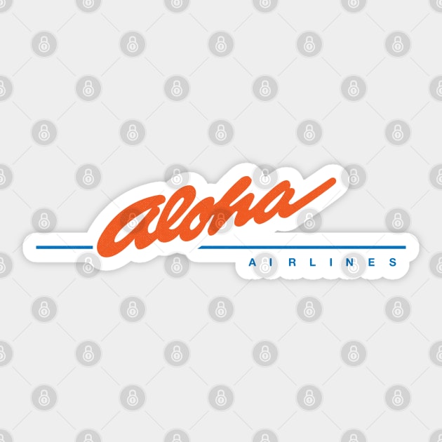 Defunct Aloha Airlines Sticker by LocalZonly